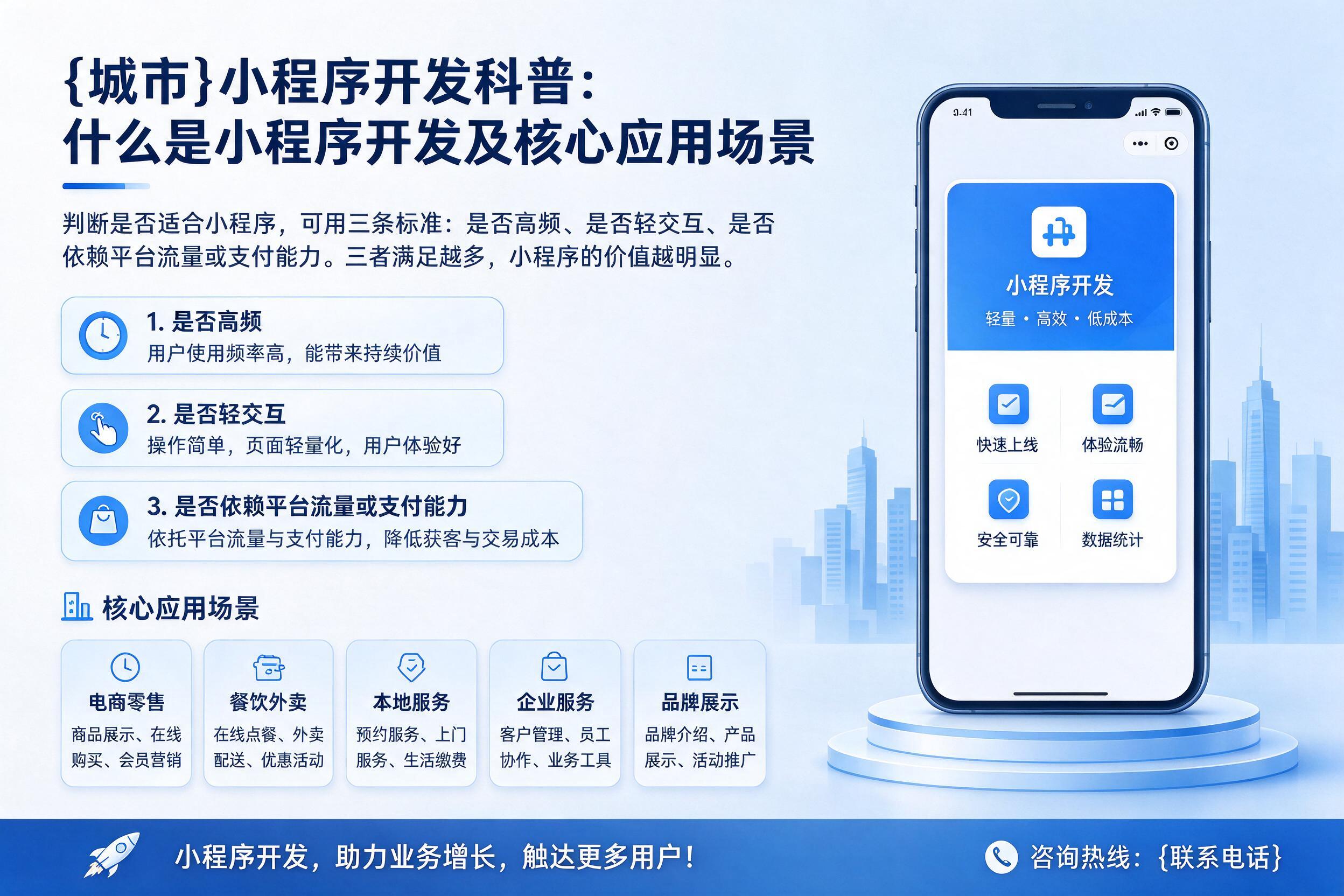 常宁小程序开发科普：什么是小程序开发及核心应用场景